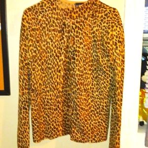Leopard sweater & cardigan